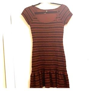 Free People striped peplum dress